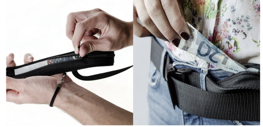 Travel Money Belt: Cinturón Billetera para viajes