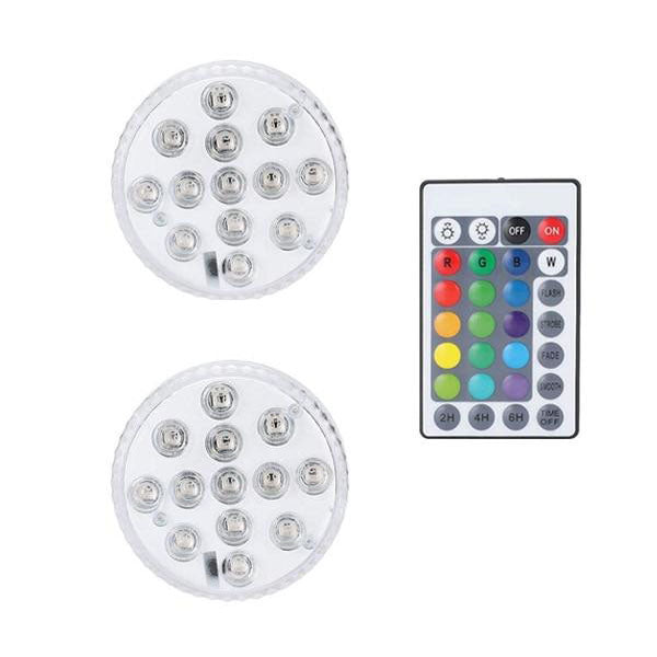 Luces LED sumergibles para piscinas de 16 colores