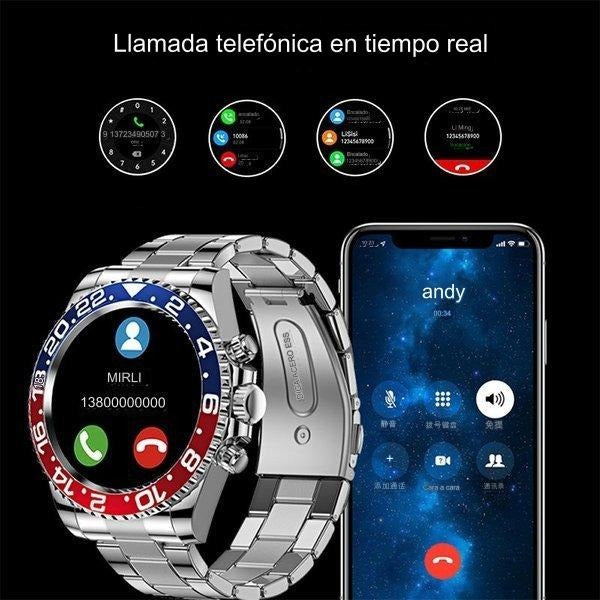 Smartwatch AW12 con estilo clasico