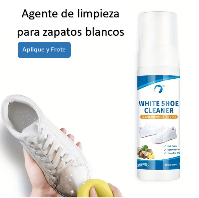 Limpiador de Zapatos Blanco